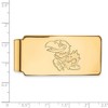 Black Bow Jewelry 10k Yellow Gold Kansas Jayhawks NCAA Money Clip - 2 of 3
