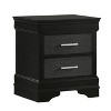 NicBex Nightstand with Drawers,Modern Side Table with Pulls and Wood Frame,Bedside Table for Bedroom,Living Room - 2 of 4