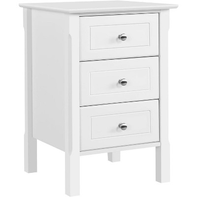 Modern Night Stand with 3 Drawer Large Storage Space, Multifunctional End Table Bedside Table, Bedroom Furniture