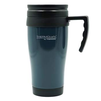 Thermos 14 oz. Foam Insulated Travel Mug - Charcoal/Navy