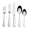 Wallace 20pc Hunter Flatware Set: 18/0 Stainless Steel, Service for 4, Dishwasher-Safe, Traditional Style, Silver - 2 of 4