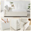 VANOMi 34.65" Boucle Chaise Lounge with Removable Pillow - 3 of 4