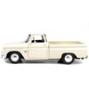 1966 Chevrolet C10 Fleetside Pickup Truck Cream 1/24 Diecast Model Car by Motormax - 2 of 3