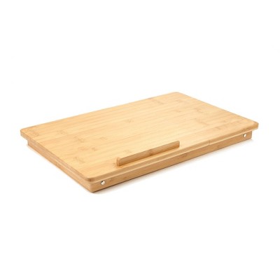 Bamboo Adjustable Laptop Bed Tray with Folding Legs