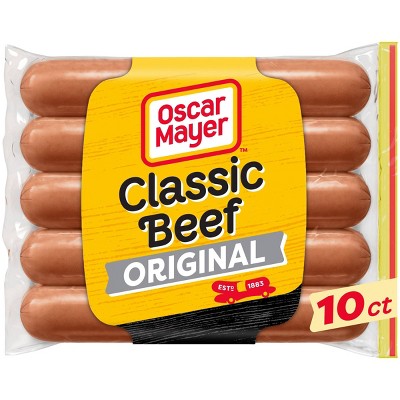 Oscar Mayer Original Classic Beef Uncured Franks Hot Dogs - 15oz/10ct