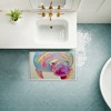 Stupell Industries Chromatic Hue Manatee Printed Plush Bath Mat And Bath Rug, Design By Jennifer Seeley, 18"X30" - 4 of 4