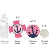 Big Dot of Happiness Ahoy - Nautical Girl - Baby Shower or Birthday Party Giant Circle Confetti - Party Decorations - Large Confetti 27 Count - 3 of 4