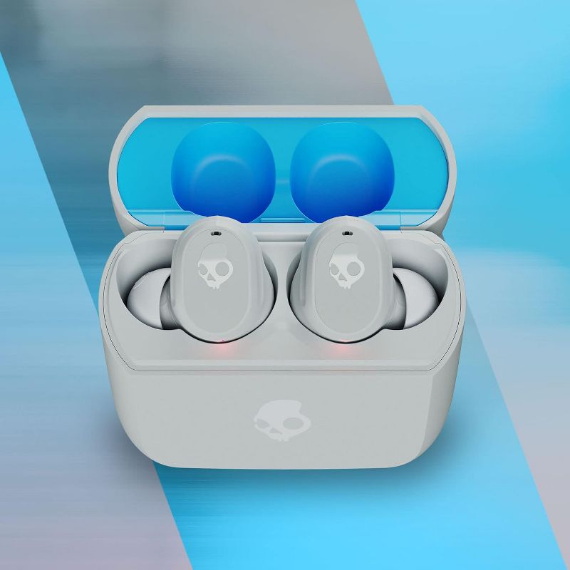 Skullcandy Mod True Wireless Bluetooth Headphones - Light Grey/Blue, 2 of 9