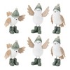 Winter Bird with Snowboots Figurine (Set of 6) - 3 of 4