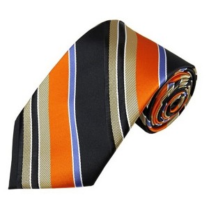Men's Stripe 3.5 Inch Wide And 62 Inch X-Long Woven Neckties - 1 of 4
