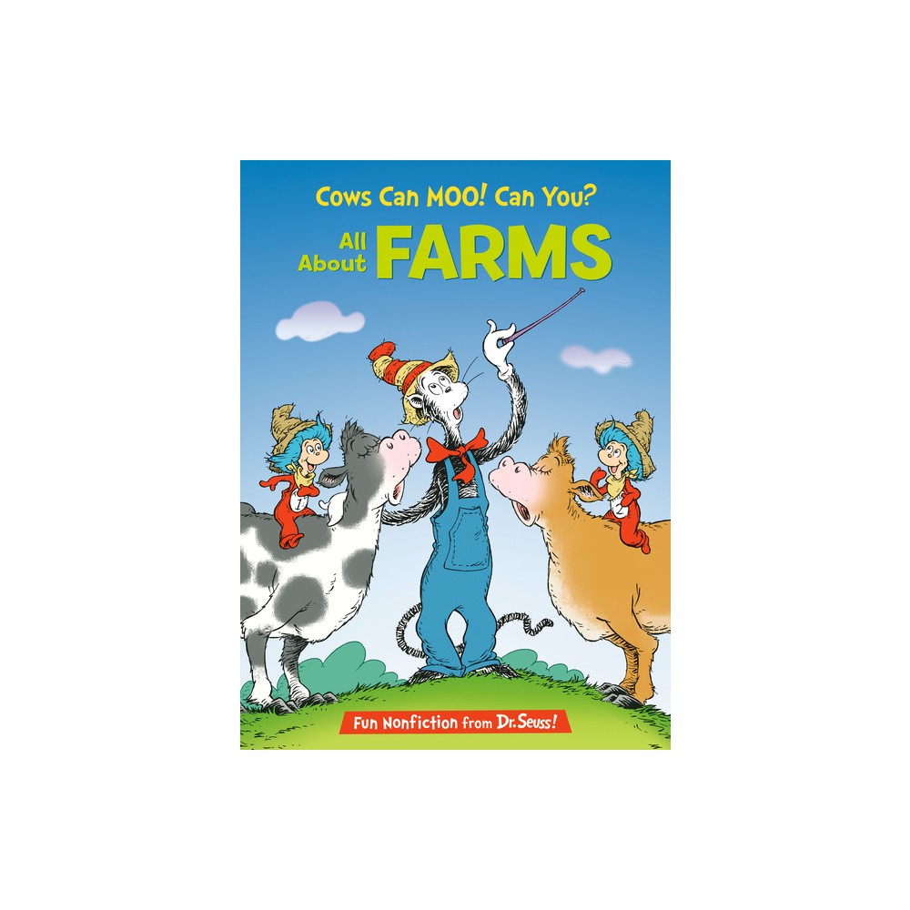 Cows Can Moo! Can You? : All About Farms - by Bonnie Worth (Hardcover)