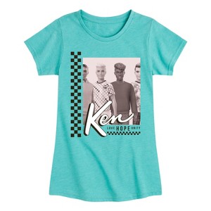 Girls' - Barbie - Ken Fitted Short Sleeve Graphic T-Shirt - 1 of 3