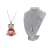 Anna-Kaci Women's Elegant Teardrop Crystal Pendant Necklace, Rhinestone Embellishments, Adjustable Chain, Perfect for Formal Events - Transfer Beads - 2 of 4