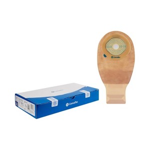 ConvaTec Esteem+ One-Piece Ostomy Pouch, 12" Drainable with InvisiClose Tail Closure & Filter, Transparent, 10ct - 1 of 4