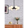 Elegant Lighting Reyes 6 lights black pendant - 2 of 4