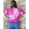 Women's Thunderbird Fringe Hem Tee - Rose Canyon Ranch - 3 of 4