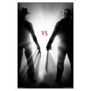 Trends International Freddy vs. Jason - Light Framed Wall Poster Prints - 1 of 4