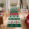 COZONY Christmas Holiday Themed Washable Non Slip Runner Rug for Hallway Kitchen Bedroom - 4 of 4