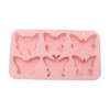Unique Bargains Candy Moulds 6-Cavity Butterfly Candy Mould Hand Wash 8.82"x4.92"x0.83" 1 Pc - 3 of 4