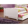 Sapphtopaz Modern Classic Twin Size Bed Frame with Headboard & Footboard Pine Platform Bed Frame for Kids with Trundle Bed Frame for Bedroom - 3 of 4