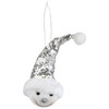 Northlight Snowman Head with Sequin Santa Hat Christmas Ornament - 6" - 4 of 4