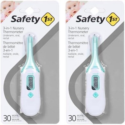 Image of Safety 1st 3-in-1 Nursery Thermometer, Analog (Pack of 2)