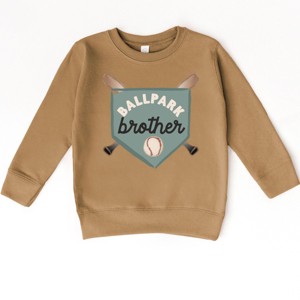 The Juniper Shop Ballpark Brother Toddler Sweatshirt - 1 of 4
