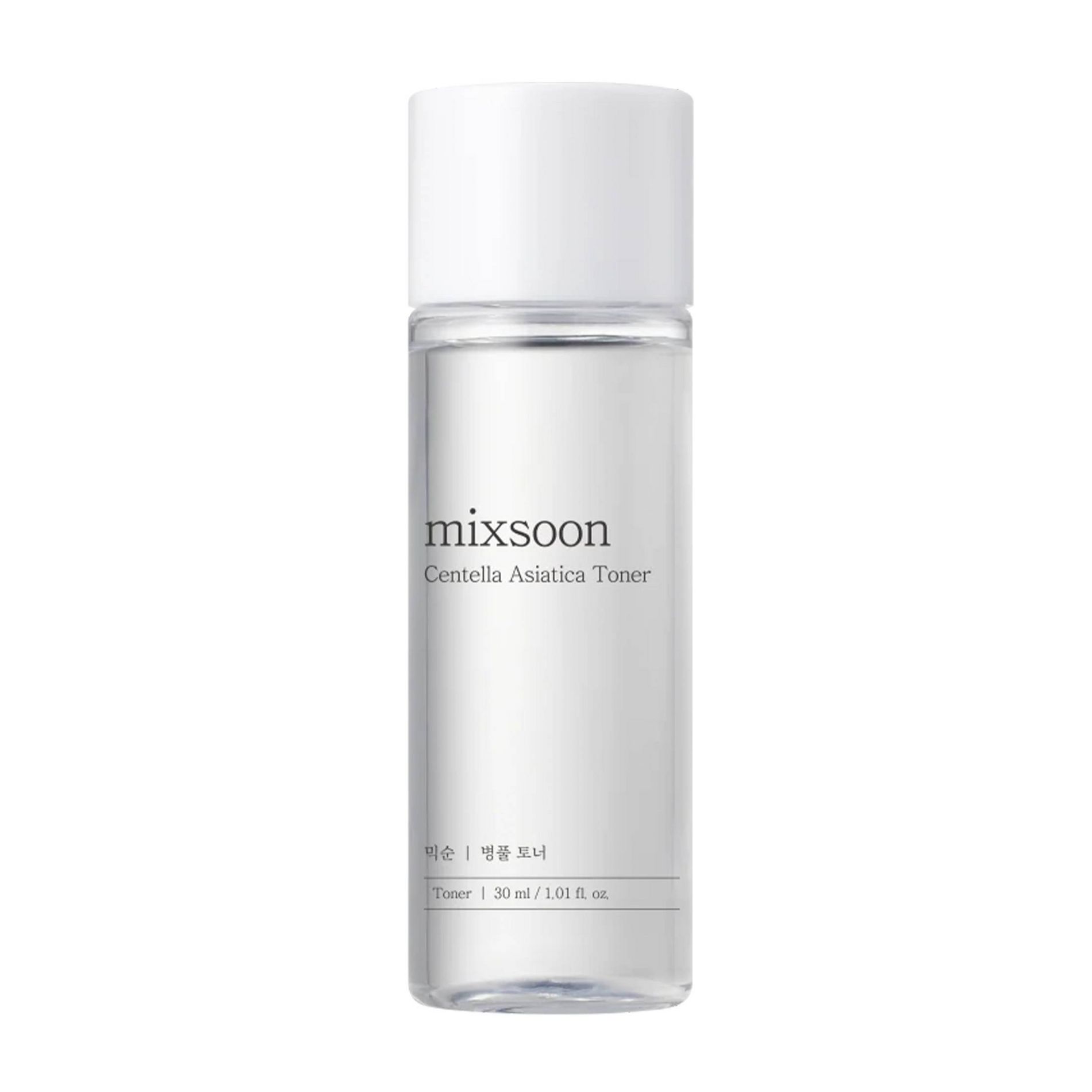 Mixsoon Centella Asiatica Skin Texture Improvement, Moisturizing and Soothing Facial Toner - Travel Size - 30ml - Beauty Studio