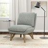 NicBex Polyester Accent Chair,Upholstered Living Room Chairs with Mid-Height Backrest,Modern Armless Chair,Accent Chairs for Living Room - 2 of 4