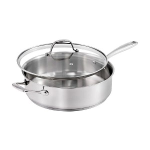 Guy Fieri's Flavortown 5 Qt. Stainless Steel Sautepan with Lid - 1 of 4