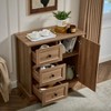 Farmhouse 3 - Drawers Dresser Organizer, Rustic Tall Chest of Drawers for Bedroom - 2 of 4