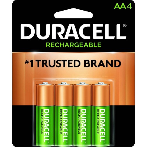 Duracell Rechargeable Aa Batteries - 4 Pack - Compatible With Nimh Battery  Chargers : Target