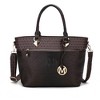 MKF Collection Grace Signature and Croc Embossed Tote Bag by Mia K - 2 of 4