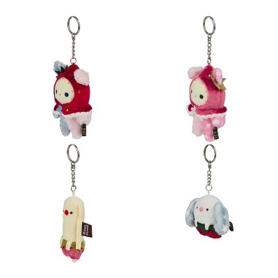 Sentimental Circus Strawberry Series Plush Keychain Set