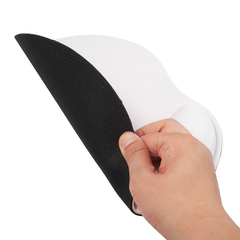 Insten Mouse Pad with Wrist Support Rest, Ergonomic Support Cushion, Easy Typing & Plain Relief, Arc, 9.7 x 8.5 inches, 3 of 8