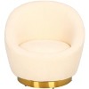 Pippa Faux Shearling Chair - SFV4728 - Safavieh Couture - 4 of 4