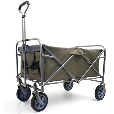 VYNXARIA Outdoor Garden Multipurpose Micro Collapsible Beach Trolley Cart Camping Folding Wagon£¬Gray