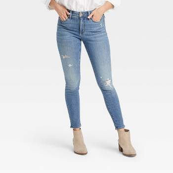 Women's High-Rise Skinny Jeans - Universal Thread™ Medium Wash 4