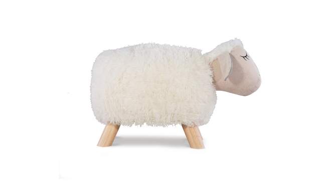Hillier White Sheep Kids&#39; Accent Stool - Powell, 2 of 10, play video
