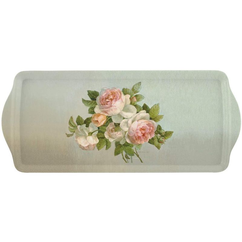 Pimpernel Antique Roses Melamine Sandwich Tray - 15.25" x 6.5", 1 of 5