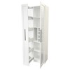 ORRD Farmhouse Kitchen Pantry Cabinet (Glass Doors) – Multi-functional Pull-out Shelves, for Kitchen, Bar, Dining Room - 4 of 4
