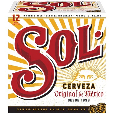 Sol Cerveza Beer - 12pk/11.2 fl oz Bottles