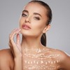 Unique Bargains Luminous Bracelet Pattern Fake Tattoos Fluorescent Blue 3 Pcs - 2 of 4