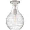 Quoizel Lighting Genie 1 - Light Semi-Flush Mount in  Brushed Nickel - 3 of 4