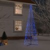 vidaXL Christmas Cone Tree Decoration Artificial Christmas Tree with LEDs - Blue 16 x 5 ft - 2 of 4