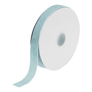 Unique Bargains Soft Single Face Spool Silky Velvet Ribbon for Bouquets DIY Crafts - 1 of 3