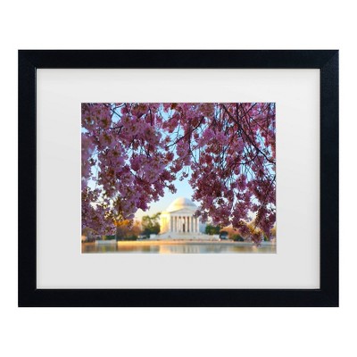 Trademark Fine Art Mich Catanzaro Jefferson Memorial Matted Framed Art