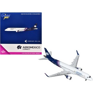Embraer ERJ-190 Commercial Aircraft "Aeromexico Connect" (XA-IAC) White with Dark Blue Tail 1/400 Diecast Model by GeminiJets - 1 of 3
