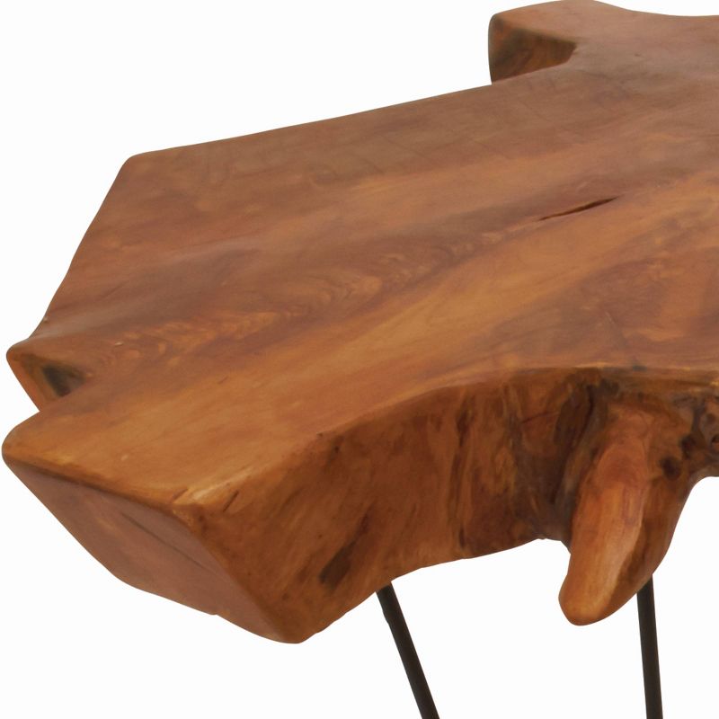 Contemporary Wood Coffee Table Brown - Olivia &#38; May, 4 of 13