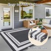 Waterproof Outdoor Rug – Reversible Plastic Straw Mat for Patio, RV, Camping, Porch, Deck, Balcony - 3 of 4